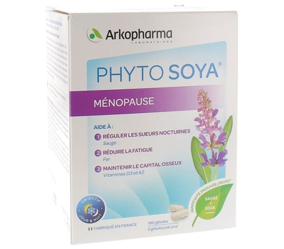 Phyto Soya Menopause Arkopharma - Packung mit 120 Kapseln