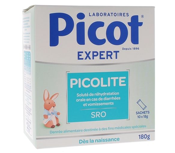 Picolite Rehydratationslösung Picot - Packung mit 10 Beuteln à 18g