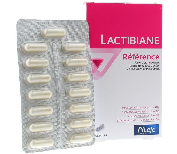 Lactibiane Referenz Mikrobiota Kapseln Pileje - Packung mit 30 Kapseln