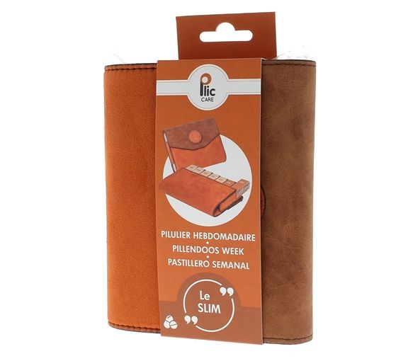 Wöchentlicher Slim Velours Pillenbehälter Plic Care - ein Pillenbehälter - image 1