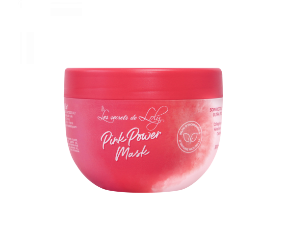 Pink Power Mask Reconstructive Care Die Geheimnisse von Loly - 300ml Topf - image 1