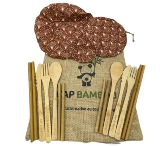 Picknick-Box Zero Waste Cap Bambou - ein Beutel