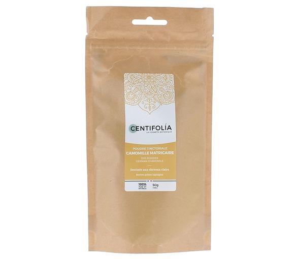 Färbepulver Kamille Matricaria Centifolia - Beutel mit 50 g
