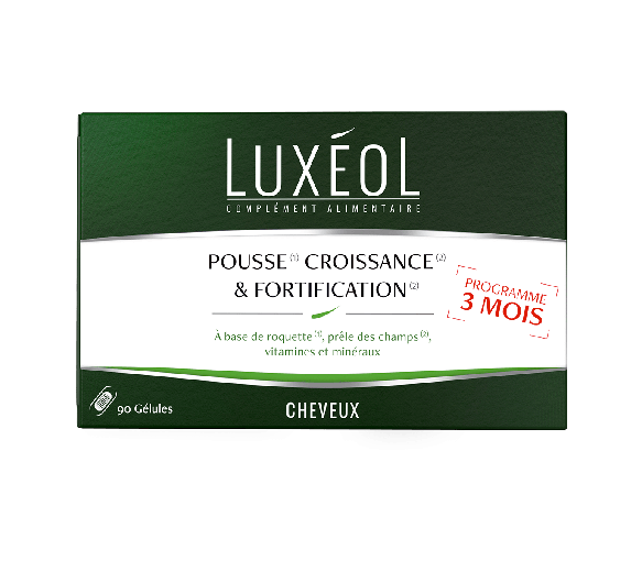 Wachstum & Stärkung Programm 3 Monate Luxéol - Packung mit 90 Kapseln