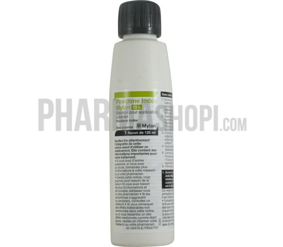Povidon-Iod 10% Lösung zur Anwendung auf der Haut - Flasche 125 ml