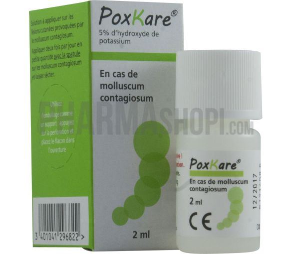 Poxkare 5% gegen Molluscum contagiosum - Flasche mit 2 ml