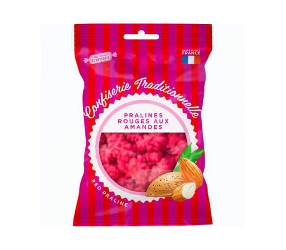 Rote Pralinen mit Mandeln Meine kleine Confiserie - Beutel mit 100 g