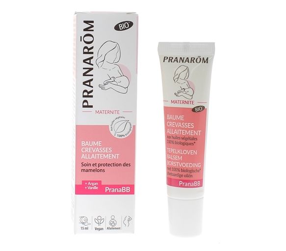 PranaBB Bio Stillbalsam für rissige Brustwarzen Pranarom - Tube mit 15 ml