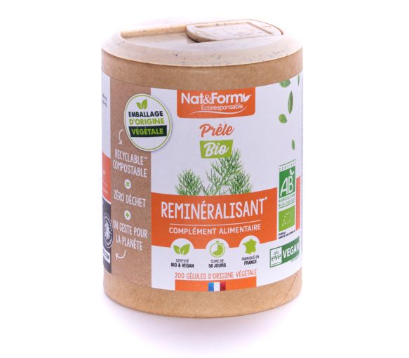 Bio-Eisenkraut Ecoresponsable Nat&Form - Dose von 200 Kapseln - image 1