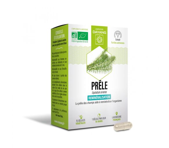 Bio-Remineralisierende Schachtelhalm Dayang - Packung mit 15 Kapseln
