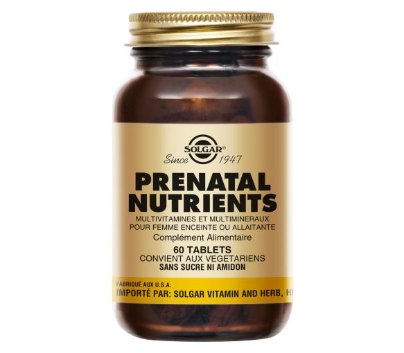 Prenatal Nutrients Solgar - 60 Tabletten Packung - image 1