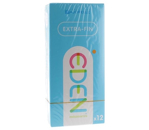 Eden Extra-dünne, gleitfähige Kondome Laboratoire Majorelle - Schachtel mit 12 Kondomen