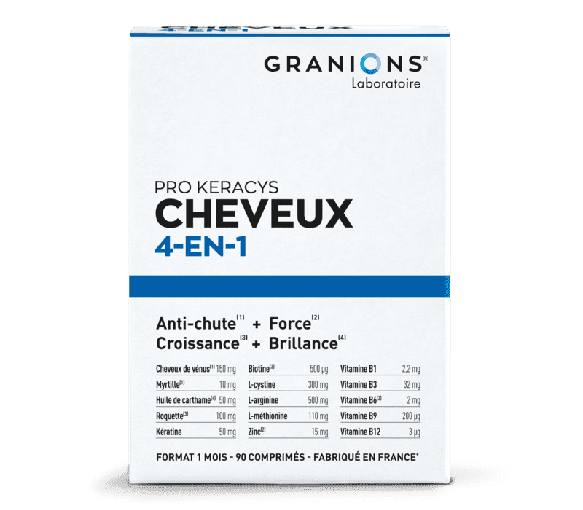 Pro Keracys Haare 4in1 Granions - Packung mit 90 Tabletten - image 1