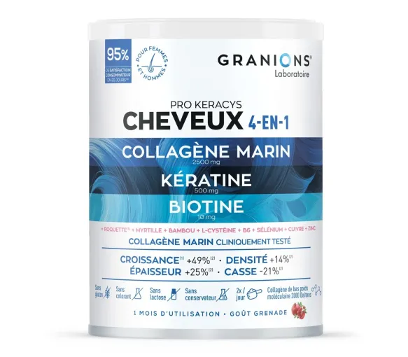 Pro Keracys Kollagen Haare 4-in-1 Granions - 300g Dose - image 1