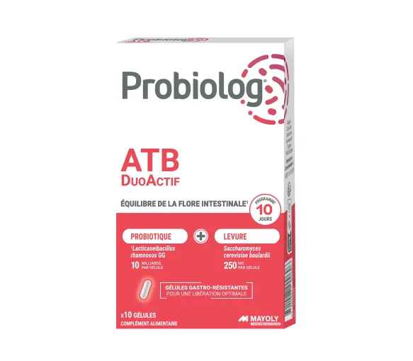 Probiolog ATB DuoACtif Mayoly Spindler - Packung mit 10 Kapseln - image 1