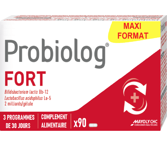 Probiolog Fort Mayoly Spindler - Packung mit 90 Kapseln