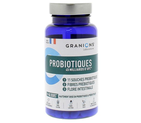 Probiotika 45 Milliarden KBE Granions - Packung mit 40 magensaftresistenten Kapseln - image 1