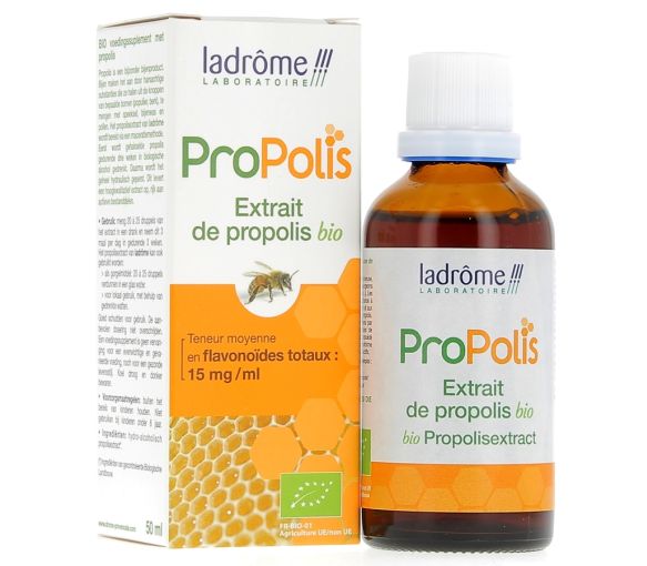 Propolis-Extrakt aus Bio-Propolis Ladrôme - Flasche mit 50 ml