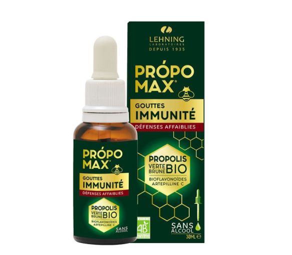 Própomax Tropfen Immunität geschwächte Abwehrkräfte ohne Alkohol bio Lehning - Pipettenflasche 30ml - image 1