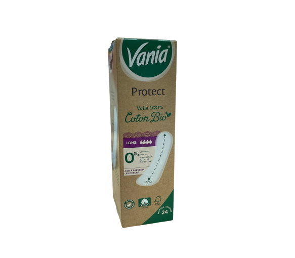Protect Bio-Baumwoll-Slipeinlagen lang Vania - Schachtel mit 24 Slipeinlagen - image 1