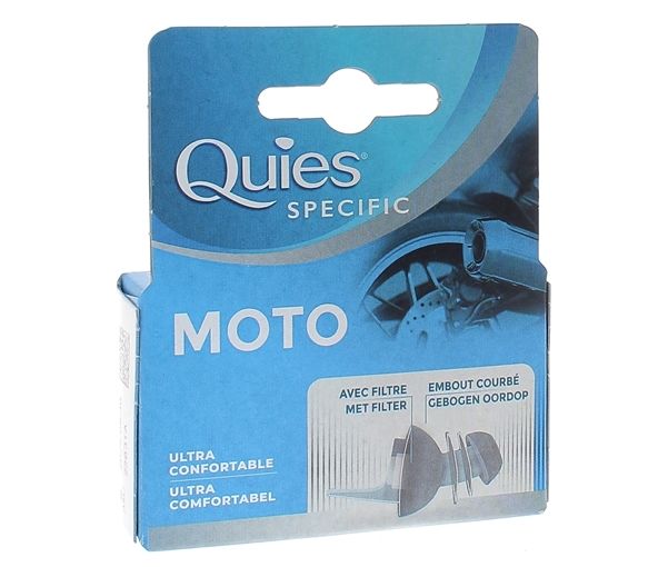 Gehörschutz Motorrad Quies - Box mit einem Paar
