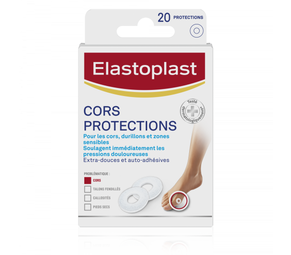 Beruhigende Schutzpolster für Hühneraugen Elastoplast Fußexperte - Packung mit 20 Schutzpolstern - image 1