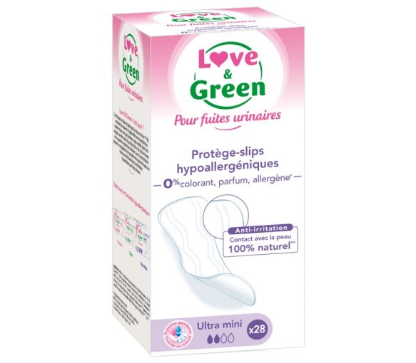 Ultra-mini Love & Green Schutzunterwäsche für Harninkontinenz - 28 Slipeinlagen - image 1