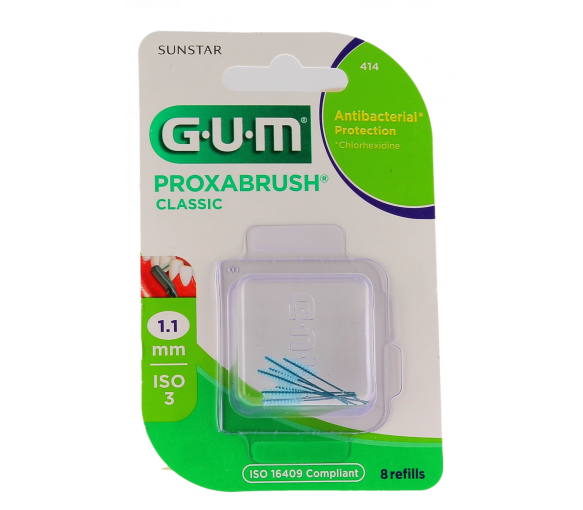 Proxabrush Nachfüllungen Interdentalbürsten 1,1 mm Gum - Packung mit 8 Nachfüllungen - image 1