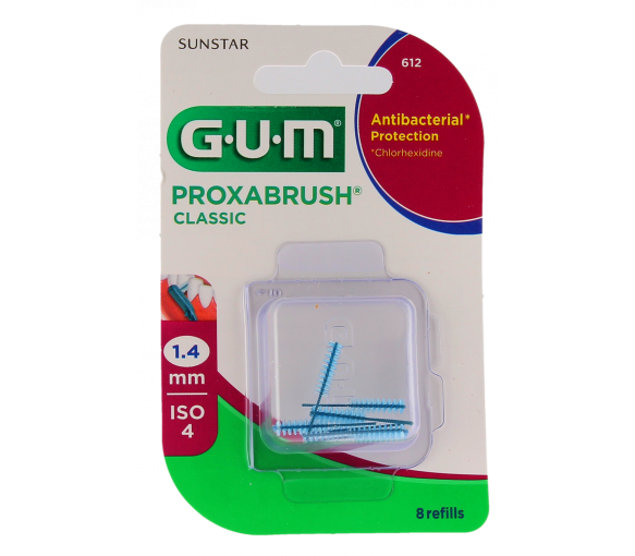 Proxabrush Nachfüllungen Interdentalbürsten 1,4 mm Gum - Packung mit 8 Nachfüllungen - image 1