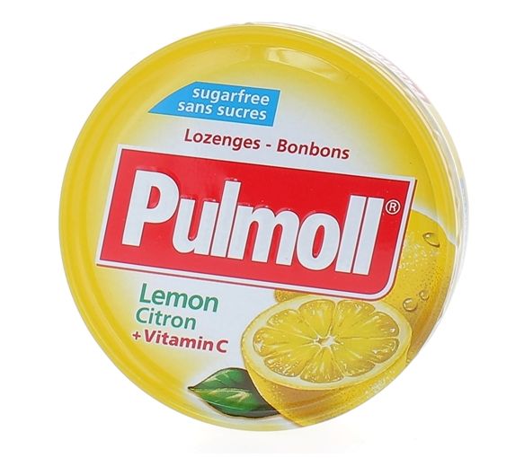 Pulmoll Zitronenbonbons ohne Zucker - 45 g Dose