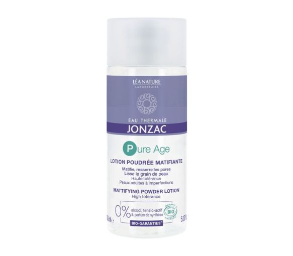 Pure Age Puder-Mattierungslotion Bio Thermalwasser Jonzac - Flasche mit 150ml