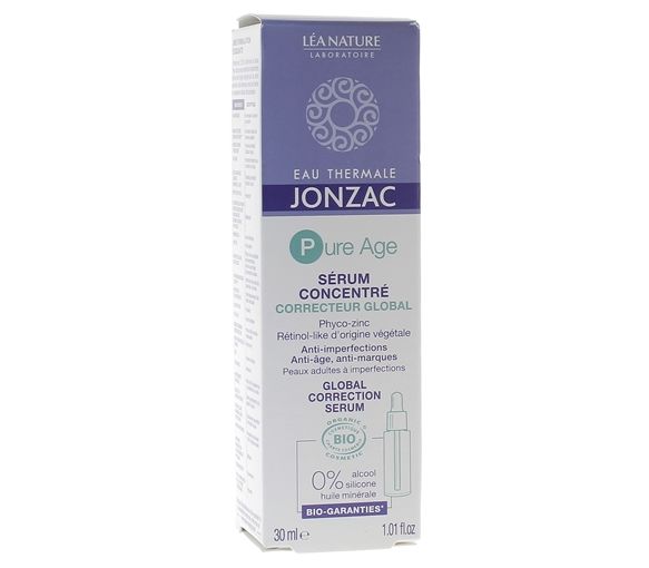 Pure Age Serum konzentrierte globale Korrektur Thermalwasser Jonzac - Flasche mit 30 ml