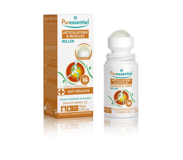Gelenke & Muskeln Roller mit 14 ätherischen Ölen Puressentiel - Roll-on mit 75 ml - image 1