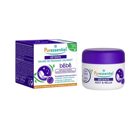 Puressentiel Entspannungs-Massagebalsam für Babys - 30 ml Tiegel