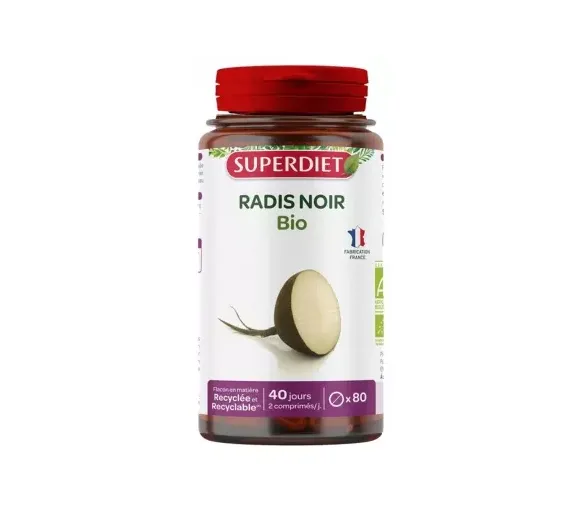 Schwarzer Rettich bio Super Diet - Dose mit 80 Tabletten - image 1