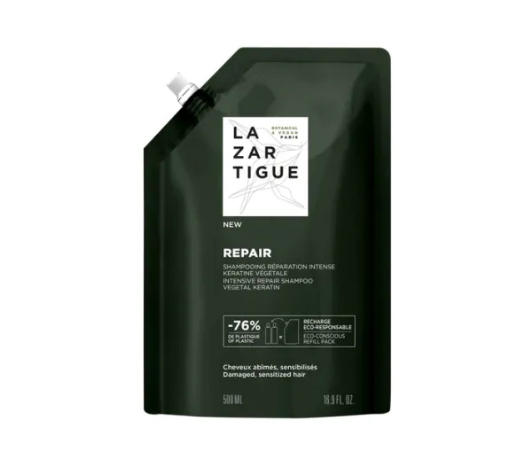 Repair Shampoo - intensive repair Lazartigue - eco-refill of 500ml