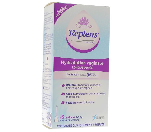 Vaginalgel Replens - Packung mit 8 Dosen