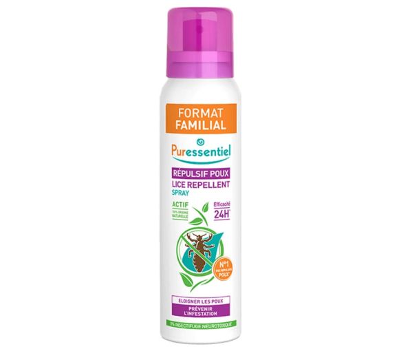Familienformat Läuseabwehrmittel Puressentiel - 200 ml Spray