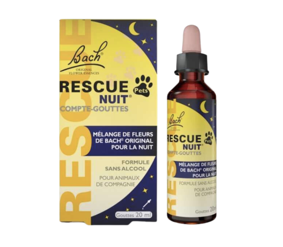 Rescue Pets Nacht Bachblüten - 20ml Tropfflasche - image 1