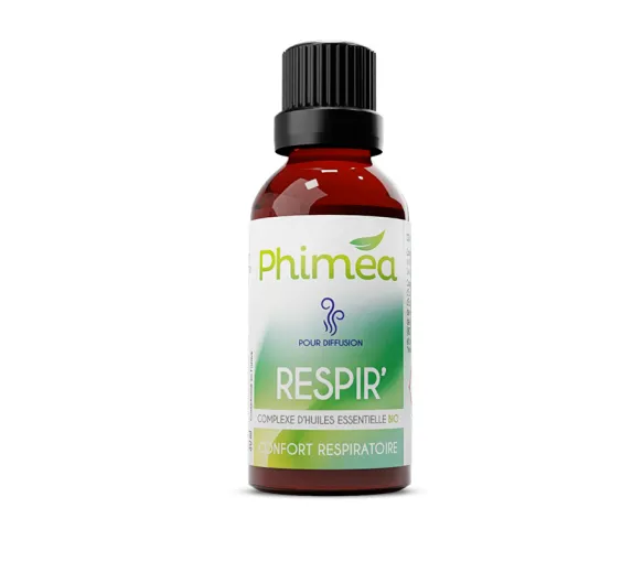 Synergie Respir' mit bio ätherischen Ölen Phimea - Flasche 30 ml - image 1
