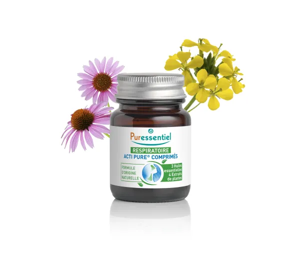 Respiratorische Acti Pure Tabletten Puressentiel - Dose mit 15 Tabletten