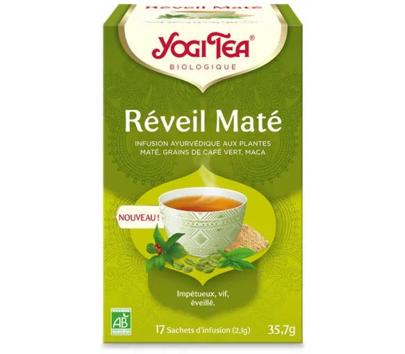 Bio Mate Wecker Yogi Tea - Schachtel mit 17 Beuteln