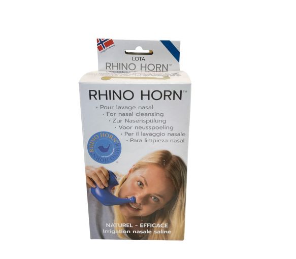 Rhinohorn blau für Nasenspülung - 1 blaues Gerät - image 1