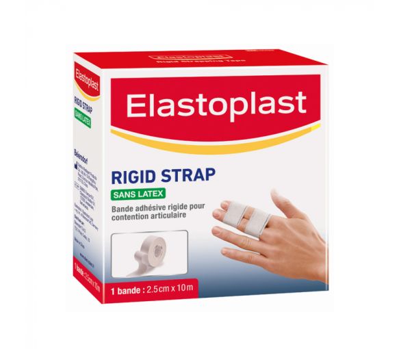 Rigid Strap ohne Latex Elastoplast - 1 Band von 2,5 cm x 10 cm