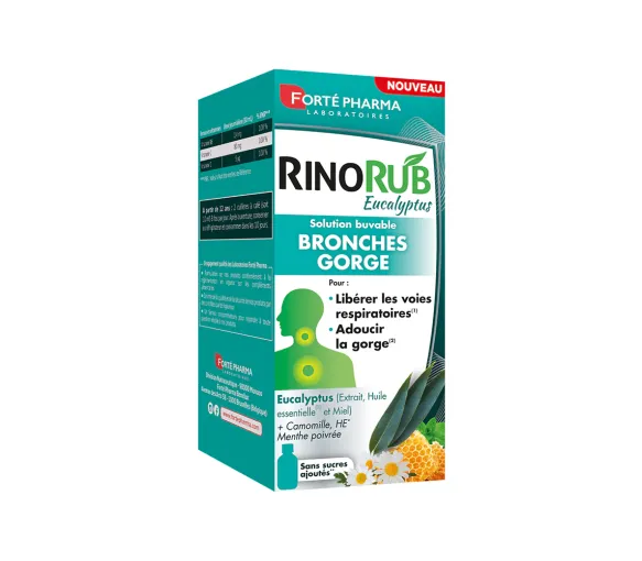 RinoRub Eukalyptus Bronchien Forté Pharma - Flasche von 200ml - image 1