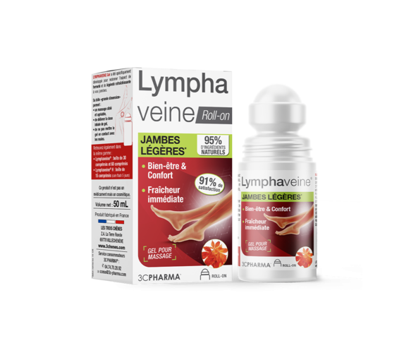 Roll-on Lymphaveine 3C Pharma - Roll-on von 50 ml