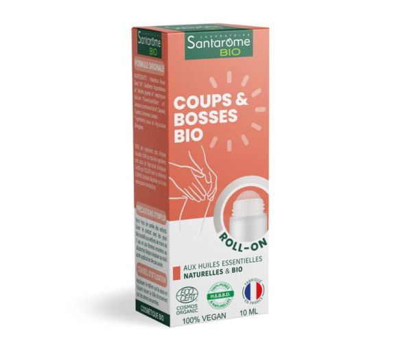 Roll-on mit ätherischen Ölen für Prellungen und Stöße bio Santarome - Roll-on von 10 ml
