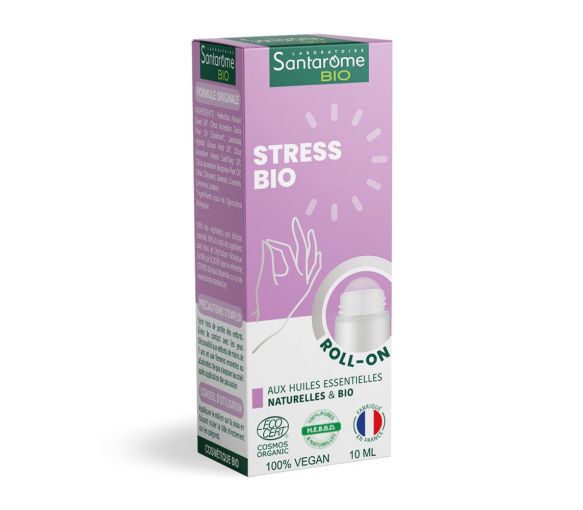 Roll-on mit ätherischen Ölen Stress bio Santarome - Roll-on von 10 ml