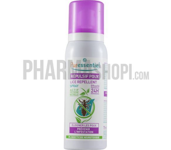 Läuseabwehrmittel Puressentiel - Spray mit 75 ml