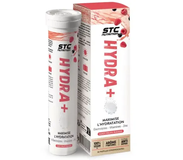 STC Nutrition Hydra+ rote Früchte Ineldea - Tube mit 20 Brausetabletten